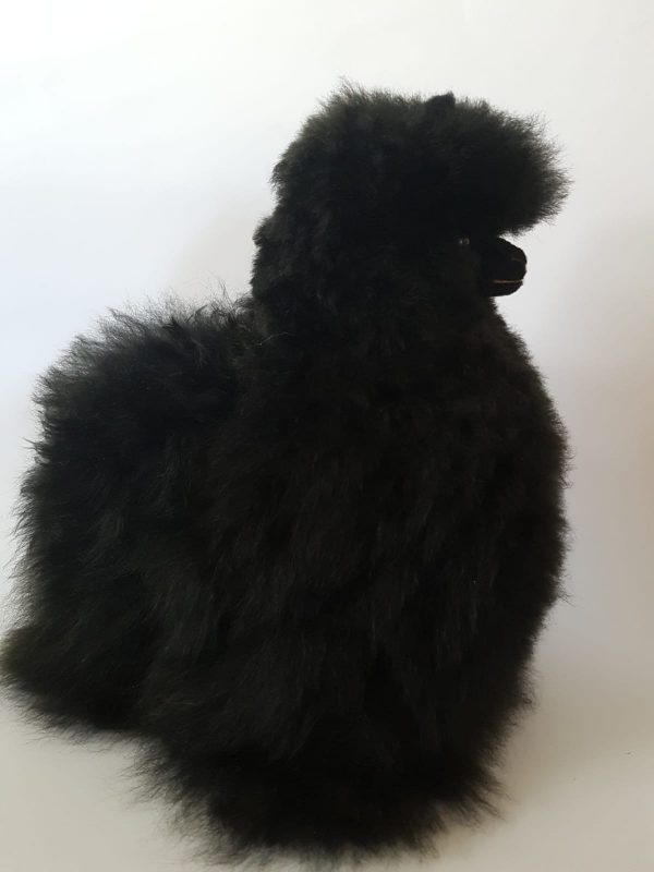 alpaca 30 cm baby zwart